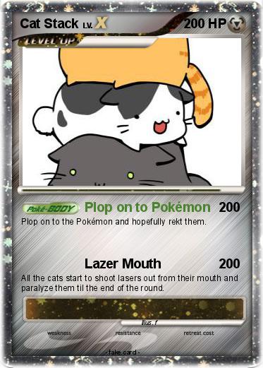 Pokemon Cat Stack