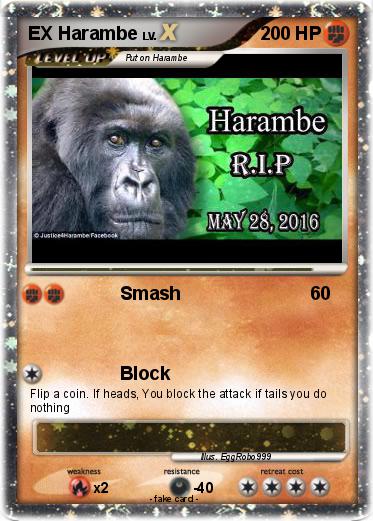 Pokemon EX Harambe