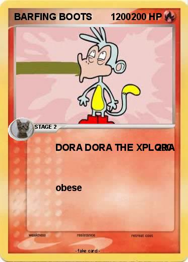 Pokemon BARFING BOOTS       1200