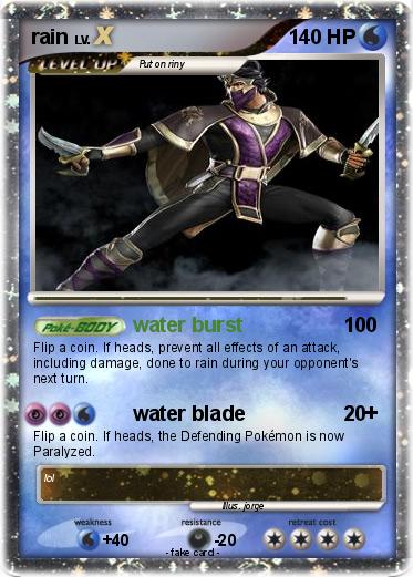 Pokemon rain