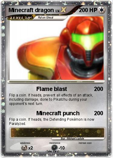 Pokemon Minecraft dragon