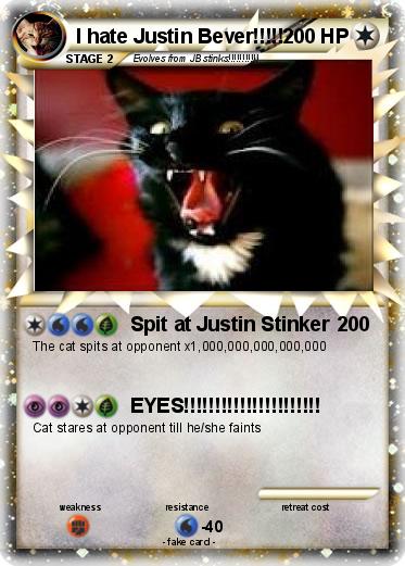Pokemon I hate Justin Bever!!!!!