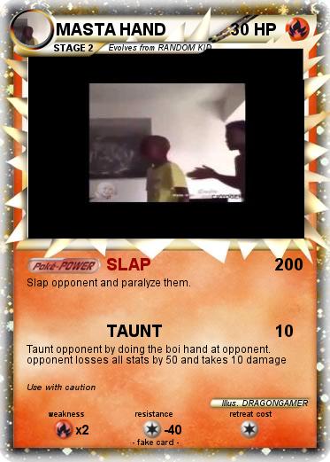 Pokemon MASTA HAND