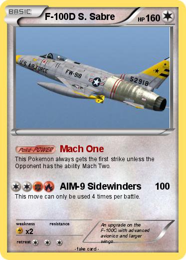 Pokemon F-100D S. Sabre