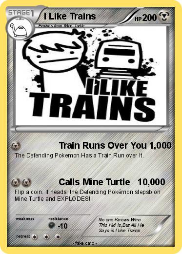 Pokemon I Like Trains