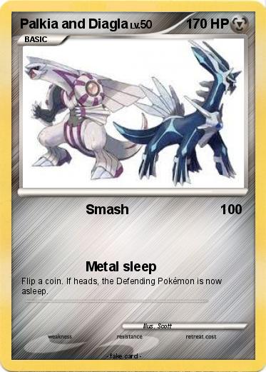 Pokemon Palkia and Diagla