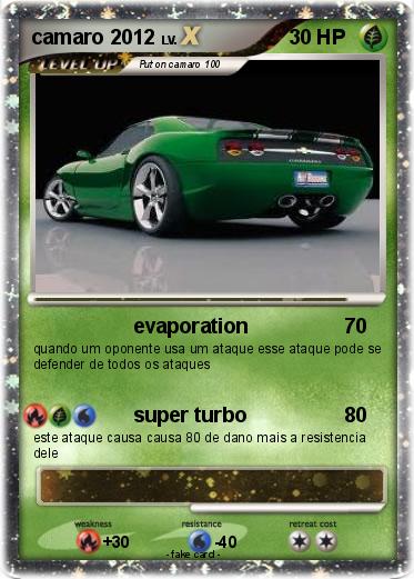 Pokemon camaro 2012