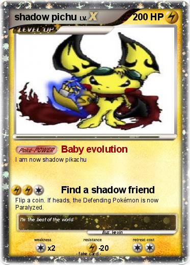 Pokemon shadow pichu