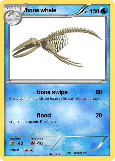 Pokemon bone whale