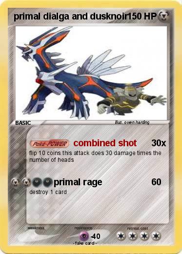Pokemon primal dialga and dusknoir
