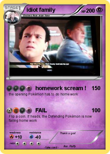Pokemon idiot family