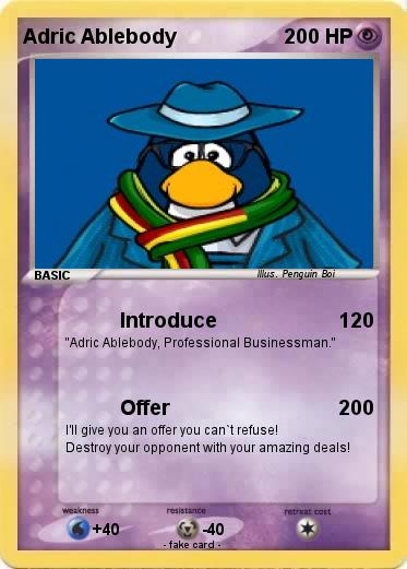 Pokemon Adric Ablebody