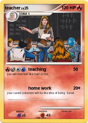 Pokemon teacher