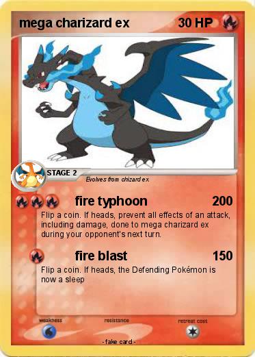 Pokemon mega charizard ex