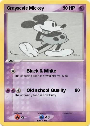 Pokemon Grayscale Mickey