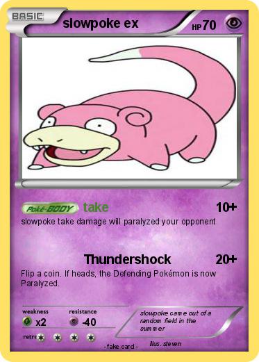 Pokemon slowpoke ex