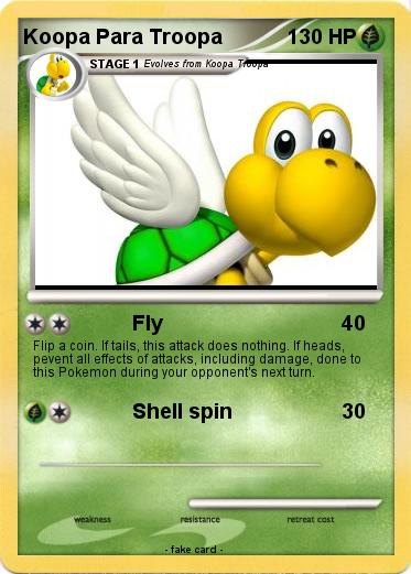 Pokemon Koopa Para Troopa