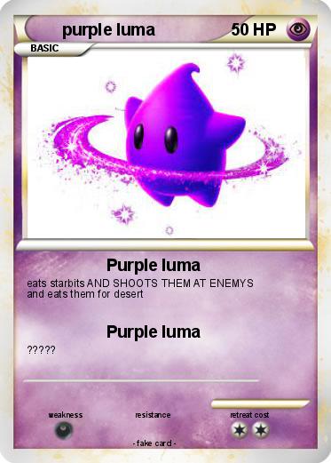 Pokemon purple luma