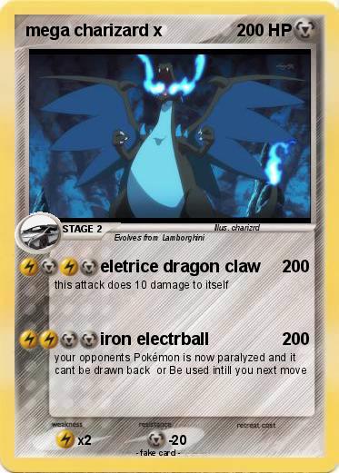 Pokemon mega charizard x