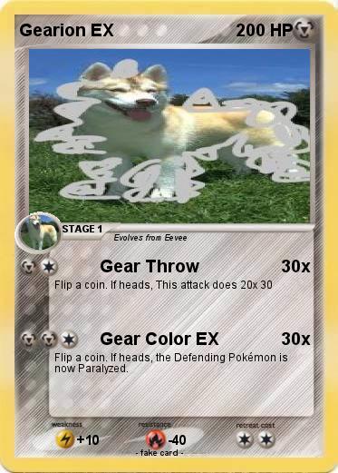 Pokemon Gearion EX