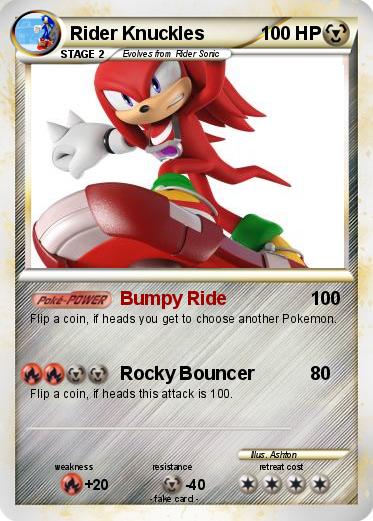 Pokemon Rider Knuckles