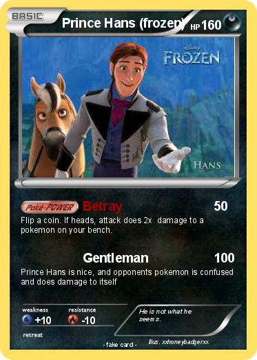 Pokemon Prince Hans (frozen)