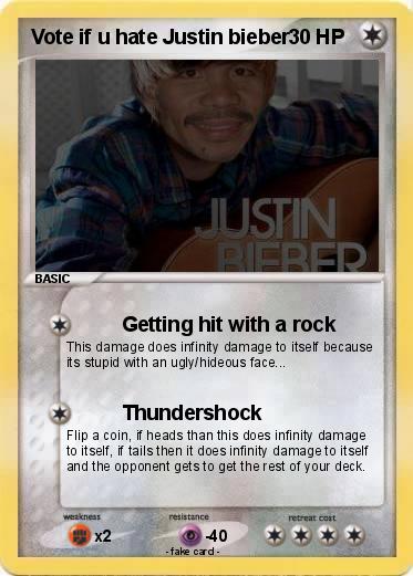 Pokemon Vote if u hate Justin bieber