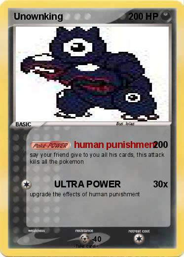 Pokemon Unownking