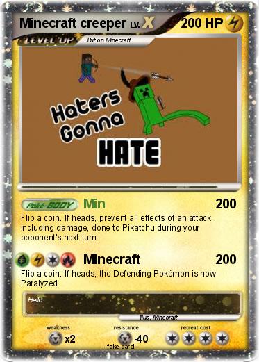 Pokemon Minecraft creeper