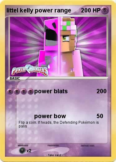 Pokemon littel kelly power range