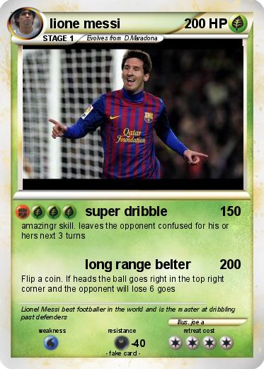 Pokemon lione messi