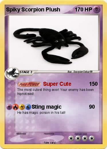 Pokemon Spiky Scorpion Plush