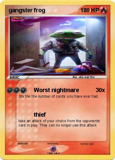 Pokemon gangster frog