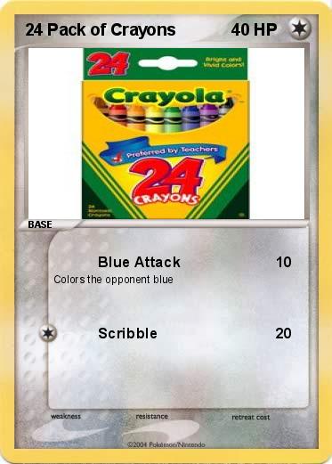 Pokemon 24 Pack of Crayons