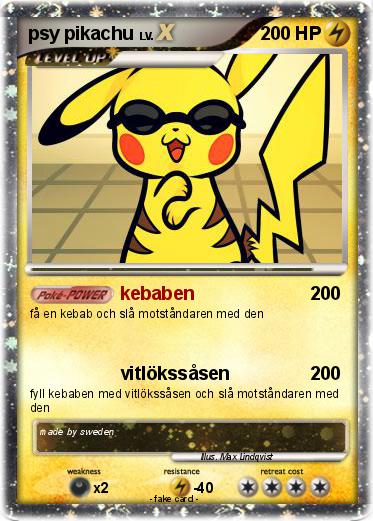 Pokemon psy pikachu