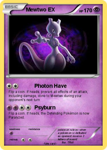Pokemon Mewtwo EX