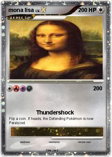Pokemon mona lisa