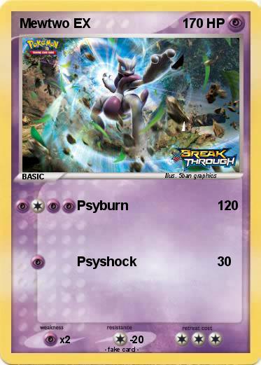 Pokemon Mewtwo EX
