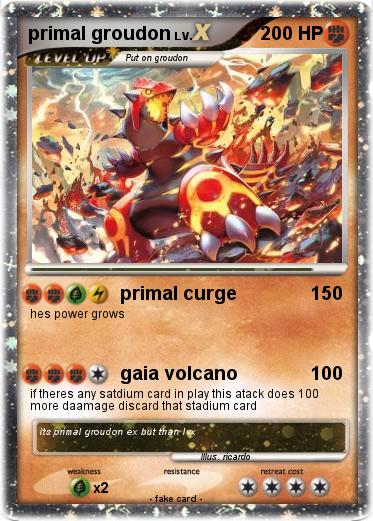 Pokemon primal groudon