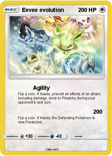 Pokemon Eevee evolution