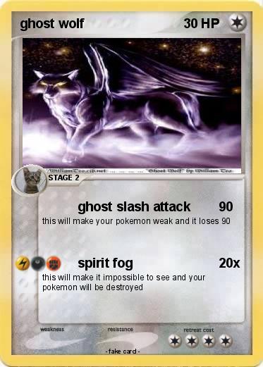 Pokemon ghost wolf