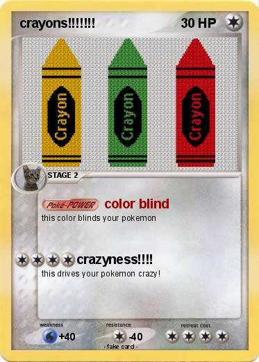 Pokemon crayons!!!!!!!