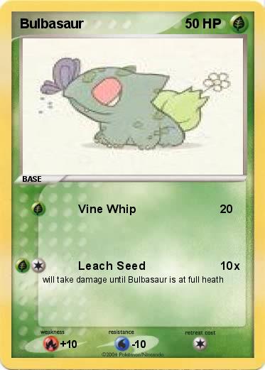 Pokemon Bulbasaur 