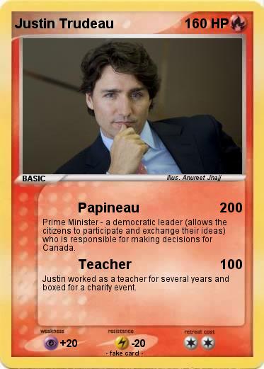 Pokemon Justin Trudeau