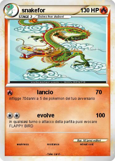 Pokemon snakefor