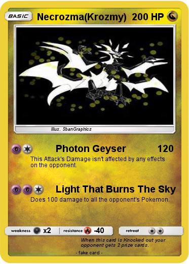 Pokemon Necrozma(Krozmy)