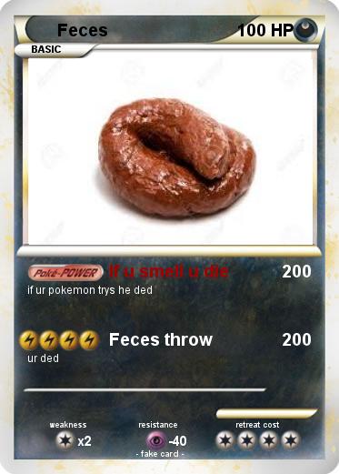 Pokemon Feces