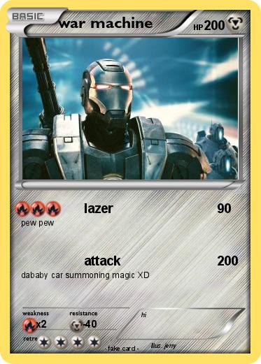 Pokemon war machine