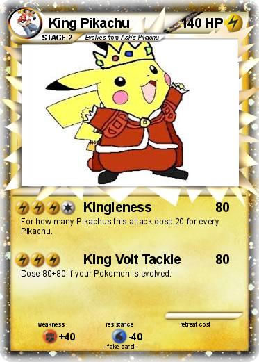 Pokemon King Pikachu