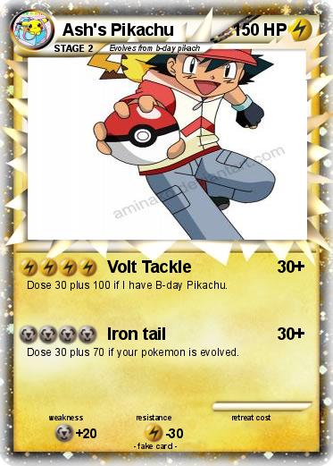 Pokemon Ash's Pikachu